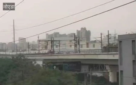 दिल्ली-एनसीआर में बदला मौसम, नोएडा में छाए बादल; बारिश और तेज हवाओं का अलर्ट