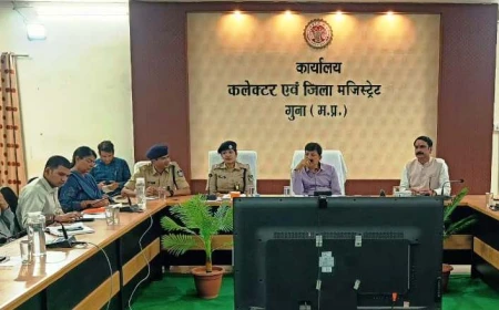 गुना में दीपावली पर यातायात व्यवस्था सुधारने एवं पार्किंग के लिए कलेक्टर ने दिए निर्देश