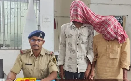 FATHER AND SON ARRESTED FOR MURDER