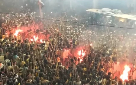 आंध्र प्रदेश के बन्नी उत्सव में हिंसक झड़प, एक की मौत और 100 से अधिक घायल
