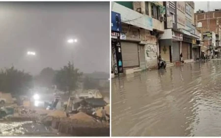 पंजाब और ट्राईसिटी में बदला मौसम, बारिश से ठंड की दस्तक; किसानों की बढ़ी चिंता, अबोहर में सड़कों पर भरा पानी