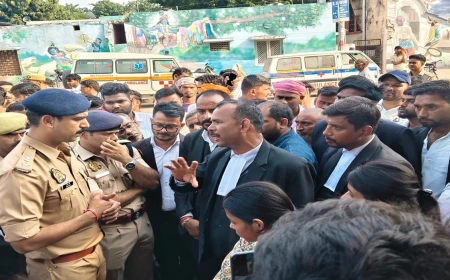 प्रयागराज में डिग्री कॉलेज कर्मचारी की गोली मारकर हत्या, जमीन विवाद में आरोपी को भीड़ ने पीटा