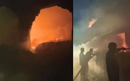 पानीपत की गुप्ता फैक्टरी में भीषण आग, एक श्रमिक की मौत और दूसरा गंभीर