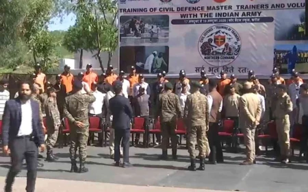 सिविल डिफेंस को मजबूत करने की तैयारी, 12 राज्यों में 600 मास्टर ट्रेनर्स को प्रशिक्षण देगी सेना