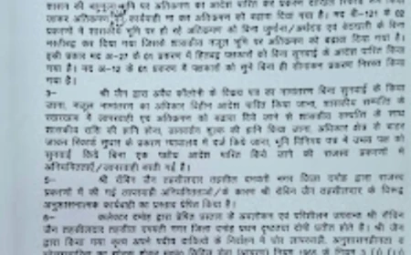 दमोह में बड़ी प्रशासनिक कार्रवाई, तहसीलदार रॉबिन जैन निलंबित; एसडीएम हटाए गए, 37 राजस्व प्रकरणों की जांच में मिलीं गंभीर अनियमितताएं