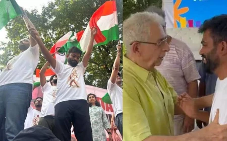 ज्ञानेश कुमार के खिलाफ शिवाजी पार्क में प्रदर्शन, नसीरुद्दीन शाह और विशाल ददलानी समेत कई हस्तियां पहुंचीं