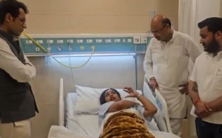 विपक्ष के मार्च में गर्भवती महिला पत्रकार को धक्का देने का आरोप, राहुल गांधी पर उठाए सवाल