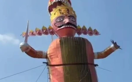 रांची में दशहरे पर होगा रावण दहन, 60 फीट का रावण और 55 फीट का कुंभकर्ण जलेगा