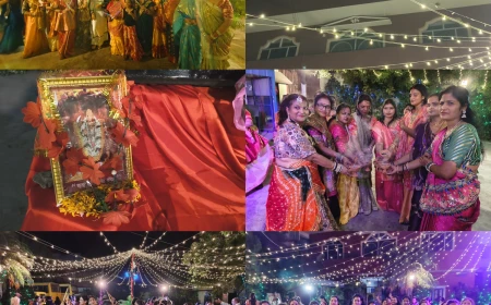 DANDIYA AT BIHAR CENTRAL SCHOOL IN BUXAR