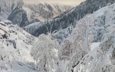 जम्मू-कश्मीर में बर्फबारी के बाद गिरा तापमान, 24 अक्टूबर तक मौसम शुष्क रहने के आसार