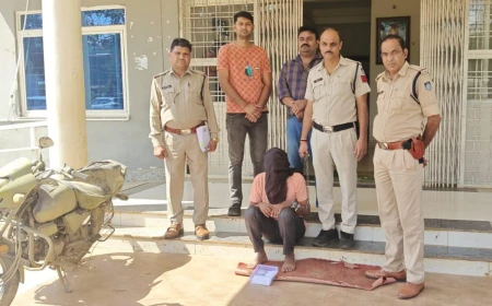 गुना के चक चुरेला चोरीकांड में एक और आरोपी गिरफ्तार, चोरी की बाइक और ₹4 हजार नकद बरामद; अब तक डेढ़ करोड़ के जेवर जब्त