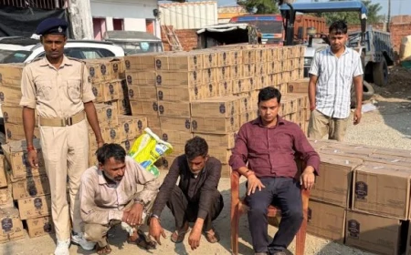 3,544 LITRES OF IMFL SEIZED, TWO ARRESTED
