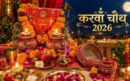करवा चौथ 2026: भद्रा का नहीं रहेगा असर, जानें सरगी, पूजा मुहूर्त और चांद निकलने का समय