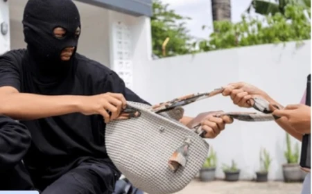 Rs. 4 LAKH STOLEN FROM MOTORCYCLE