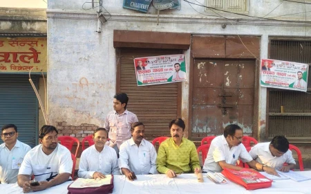 चंपा अग्रवाल इंटर कॉलेज में MLC चुनाव की प्रक्रिया सुचारू