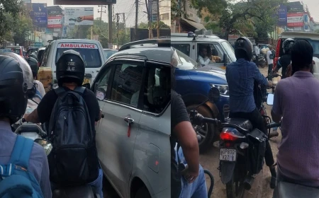 आगरा में जाम से जनता बेहाल, पांच मिनट का सफर तय करने में लग रहा एक घंटा