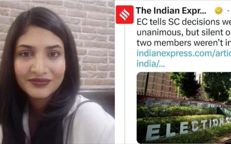 चुनाव आयोग के हलफनामे पर रितिका चोपड़ा के सवाल, 14 आपत्तियों पर जवाब नहीं मिलने का दावा