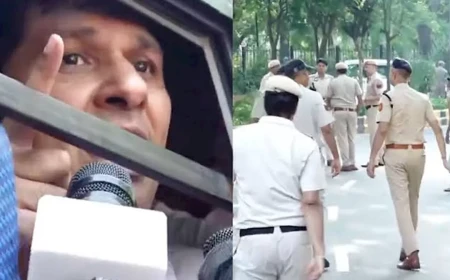 दिल्ली: जंतर-मंतर पर प्रदर्शन के दौरान सौरभ भारद्वाज समेत कई हिरासत में, 11 मेट्रो स्टेशन बंद