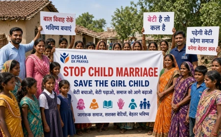 DISHA EK PRAYAS CAMPAIGN AGAINST CHILD MARRIAGE