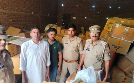 हाथरस के सासनी में गोदाम से 12 लाख रुपये के पटाखे बरामद, दो गिरफ्तार