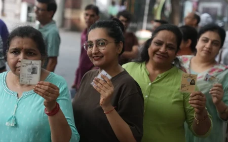 तमिलनाडु में एआईएडीएमके और टीवीके के बीच मुकाबला, पुदुचेरी में एनडीए की जीत; बंगाल और असम में भाजपा आगे