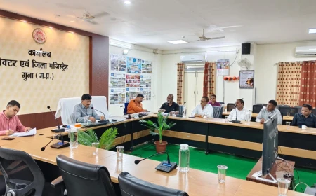 कलेक्टर ने मान्यता प्राप्त राजनीतिक दलों के प्रतिनिधियों को दी जानकारी