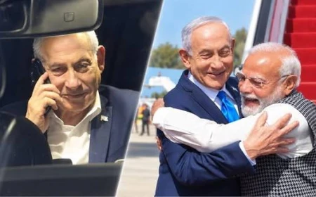 नेतन्याहू की पीएम मोदी से बात: इस्राइल के स्वतंत्रता दिवस पर मशाल जलाने का न्योता, कैप्टन स्मित मच्छार भी होंगे साथ