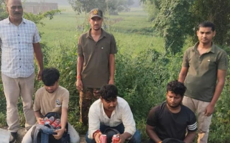 THREE ARRESTED WITH 72 LITRES OF BEER