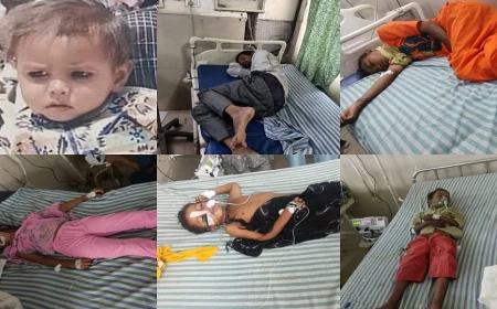 आगरा में खाना खाने के बाद परिवार के पांच सदस्य अचेत, पांच वर्षीय बच्चे की मौत; चार की हालत गंभीर