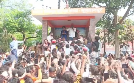 सुलतानपुर में संजय यदुवंशी के समर्थन में उमड़ा जनसैलाब, करीब 3000 लोगों की भीड़ ने भरी हुंकार