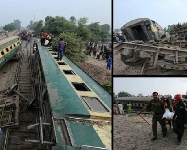 पाकिस्तान में ट्रेन हादसा, रहमान बाबा एक्सप्रेस के 14 डिब्बे पटरी से उतरे; छह की मौत