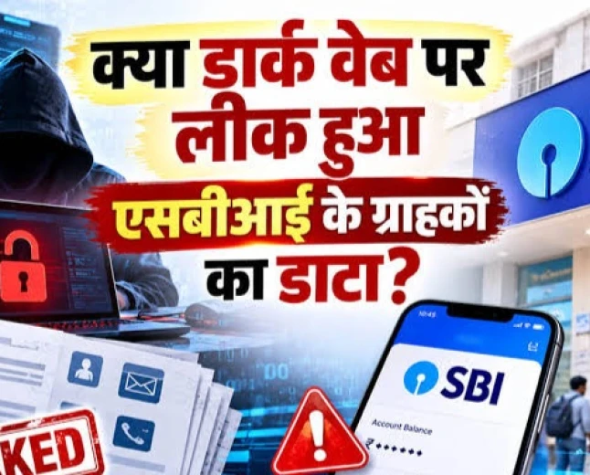 एसबीआई के 3,897 ग्राहकों का डेटा डार्क वेब पर मिला, बैंक बोला- खाते में जमा रकम सुरक्षित