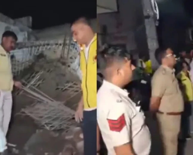 दिल्ली: हर्ष विहार में निर्माणाधीन मकान ढहा, मलबे में मजदूरों के दबे होने की आशंका